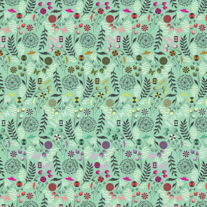 Tula Pink Fabrics - Prince Charming Déjà Vu - Dandelion - Sweetmint #pwtp279-sweetmint