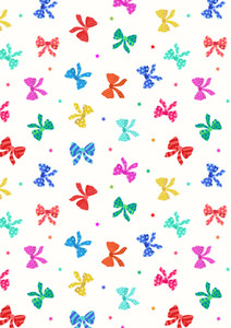 Lewis & Irene Fabric - Small Things Celebrations - Bows #sm139