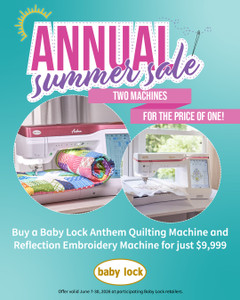 Baby Lock Anthem & Reflection Bundle Promo