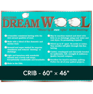 Quilters Dream Wool - Crib Size