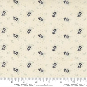 Moda Fabrics - Breathtaking Blues - Small Floral - Porcelain #44406-11