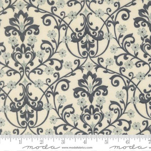 Moda Fabrics - Breathtaking Blues - Damask - Porcelain #44403-11