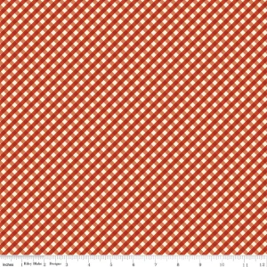 Riley Blake Designs - Lil' Farm Friends - Gingham - Red #C17944-RED