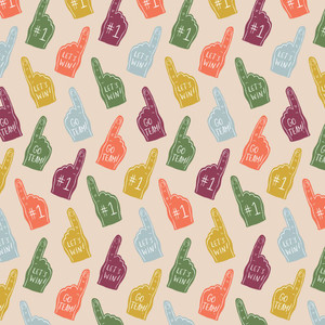 Cloud9 Fabrics - Touchdowns & Tailwags - Foam Fanatics #229560