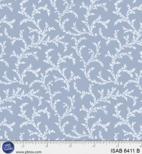 P&B Textiles - Isabella - Vines - Blue #ISAB6411-B