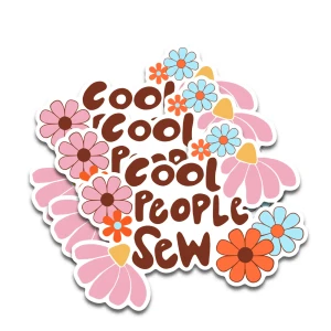 Cool People Sew Sticker - 3ct (KC-KC359)