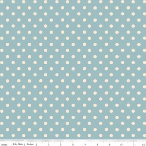 Riley Blake Designs - Cath Kidston Signature Collection - Button Spot - Blue #c18374-blue