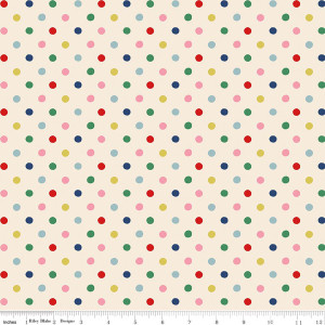 Riley Blake Designs - Cath Kidston Signature Collection - Button Spot - Multi #c18374-multi