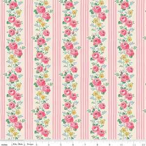 Riley Blake Designs - Cath Kidston Signature Collection - Stripe - Pink #c18372-pink
