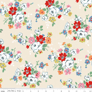 Riley Blake Designs - Cath Kidston Signature Collection - Clifton Rose - Cream #c18370-cream