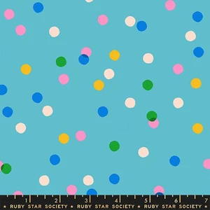 Ruby Star Society Fabric - Sparkle Mart - Spritz - Dark Turquoise #RS0123-17