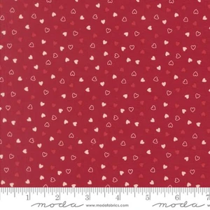 Moda Fabrics - Je Taime - Valentines Hearts - Scarlet #20997-18