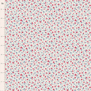Tilda Fabrics - Village Life - Mae - Cream #til110181