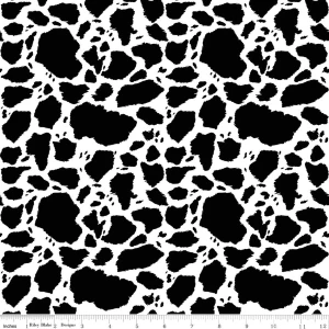 Riley Blake Designs - The Homestead - Cow Patches - Black #C18233-BLACK