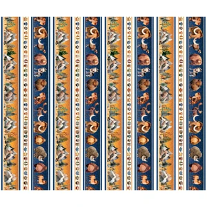 QT Fabrics - Terrors Of The Pleistocene - Border Stripe #32181-X