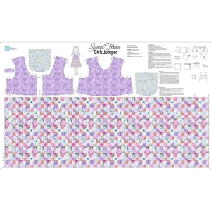 QT Fabrics - Sweet Flora - Girls Jumper Panel #32337-L