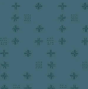 Art Gallery Fabrics - Charming One - Mudcloth - Teal #cho-64114