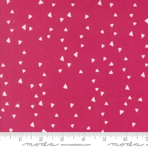 Moda Fabrics - Makers Delight - Blenders Triangles - Shocking Pink #28105-17