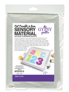 The Gypsy Quilter Cut Crackle and Sew Sensory Material
