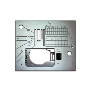 Janome Straight Stitch Needle Plate and Foot for 6500P and 6300 with 5 Piece Feed Dog System