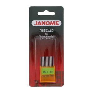 Janome DB Needles DBX1 Size 11 (will fit 1600P-DB and 1600P-DBX)