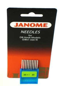 Janome DB Needles DBX1 Size 9 (will fit 1600P-DB and 1600P-DBX)