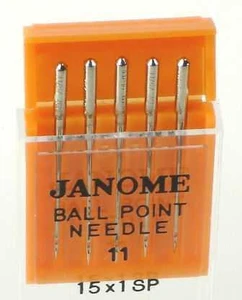 Janome Ball Point Needles (Size 11)