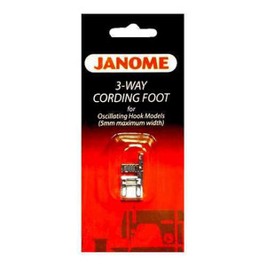 Janome Front-Load - Cording Foot 3 Way