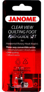 Janome Top Load Clear View Quilting Foot and Guide Set