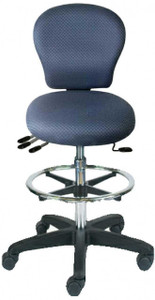 Sew-Ergo Advantage Standard Quilters Stool With Adjustable Foot Ring Model CLS53