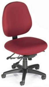 Sew-Ergo Advantage Perfect Sewing Chair Upholstered Back Model PC58, Holds up to 300 Lbs.