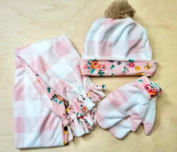 Baby Its Still Cold Outside - DIY Hat, Scarf, & Mittens 