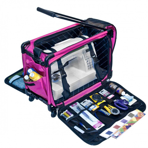 Tutto 22" Large Sewing Machine Bag on Wheels (Pink) Tutto 22" Large Sewing Machine Bag on Wheels (Pink)