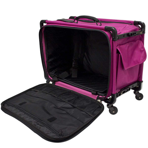 Tutto 22" Large Sewing Machine Bag on Wheels (Pink) Tutto 22" Large Sewing Machine Bag on Wheels (Pink)