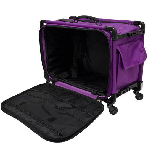 Tutto 22" Large Sewing Machine Bag on Wheels (Purple) Tutto 22" Large Sewing Machine Bag on Wheels (Purple)