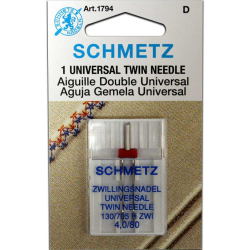  Schmetz Twin Needle - Size 4.0/80 
