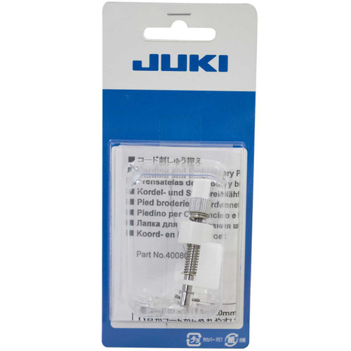 Juki Free Motion Cording Foot For DX, HZL-F, HZL-DX, HZL-G Series Machines Juki Free Motion Cording Foot For DX, HZL-F, HZL-DX, HZL-G Series Machines