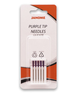 Janome Purple Tip Sewing Machine Needles