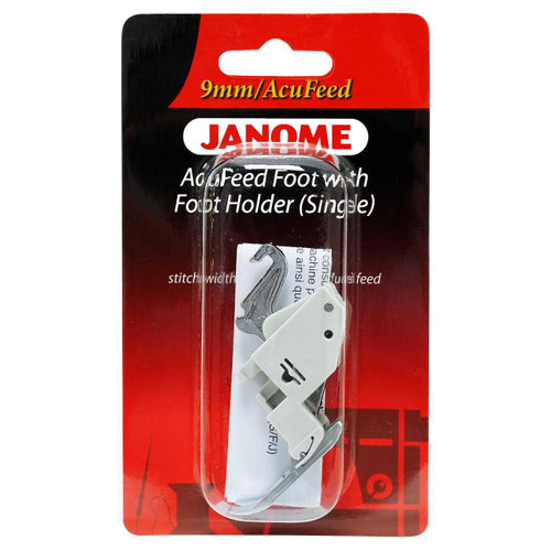 Janome AcuFeed Foot With Foot Holder (Single) for 9mm Machines Janome AcuFeed Foot With Foot Holder (Single) for 9mm Machines