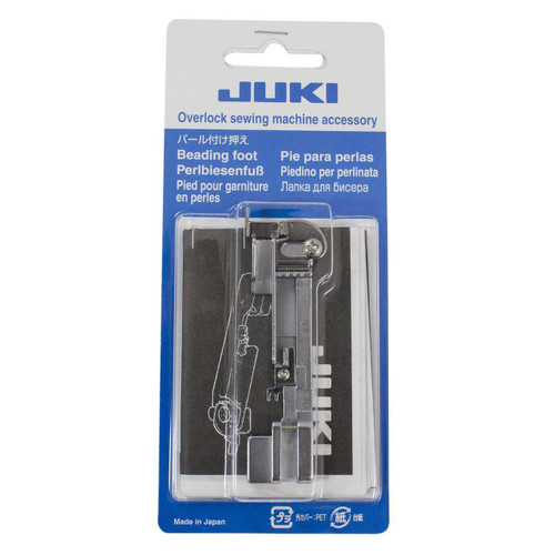 Juki Beading Presser Foot For MO-1000 and MO-2000QVP Sergers Juki Beading Presser Foot For MO-1000 and MO-2000QVP Sergers