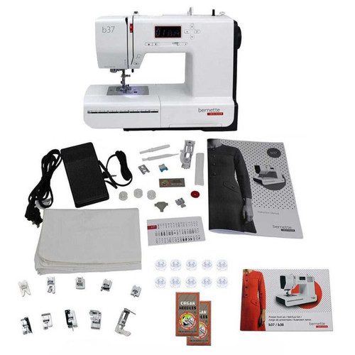 Bernette B37 Swiss Design Computerized Sewing Machine with Bonus Bundle