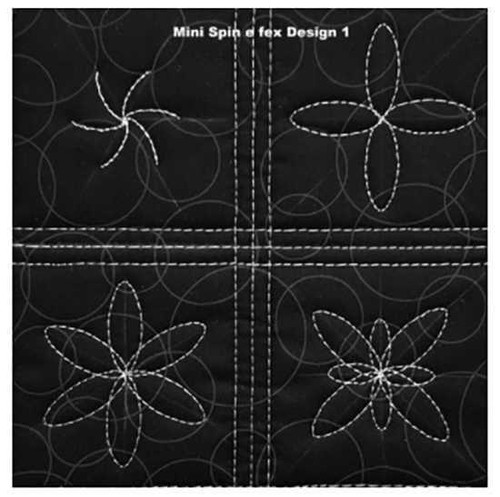Sew Steady Westalee Mini Spin-e-fex Templates Set 1 - 3 pc set for Long Arm Models Sew Steady Westalee Mini Spin-e-fex Templates Set 1 - 3 pc set for Long Arm Models