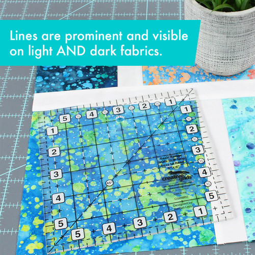 Creative Grids Basic Range 6in Square Quilt Ruler Creative Grids Basic Range 6in Square Quilt Ruler