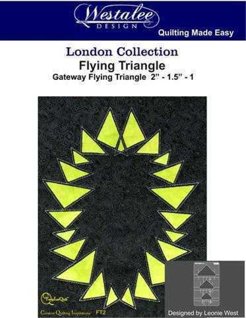 Sew Steady 3 inch Flying Bell Curve Triangle Templates Sew Steady 3 inch Flying Bell Curve Triangle Templates