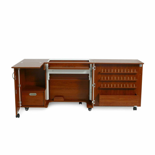 Kangaroo Assembled Wallaby II Sewing Cabinet in Teak Kangaroo Assembled Wallaby II Sewing Cabinet in Teak