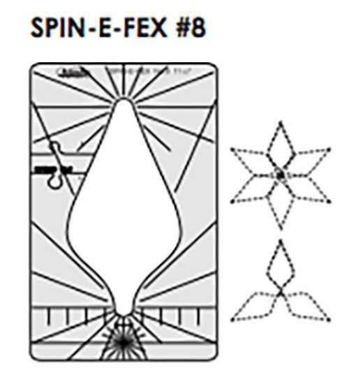 Sew Steady Westalee Spin-E-Fex Quilting Template Set 8 Sew Steady Westalee Spin-E-Fex Quilting Template Set 8