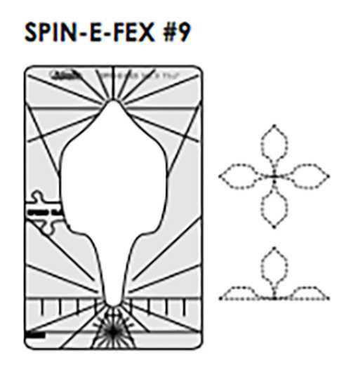 Sew Steady Westalee Spin-E-Fex Quilting Template Set 9 Sew Steady Westalee Spin-E-Fex Quilting Template Set 9