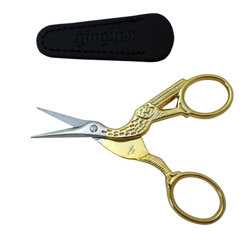 Gingher 3 1/2in Stork Embroidery Scissor Gingher 3 1/2in Stork Embroidery Scissor