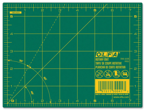 Olfa Cutting Mat with Grid 6in x 8in Olfa Cutting Mat with Grid 6in x 8in