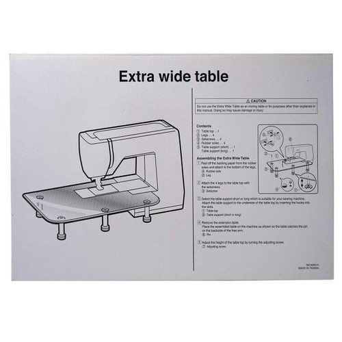 Extension Table for Elna & Janome Coverstitch Machines (11.6″ x 8″) –  Millard Sewing Center